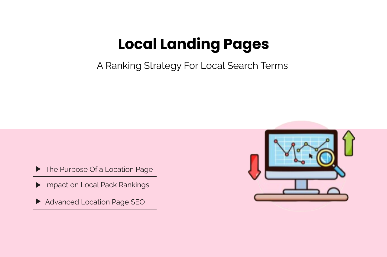 Local Landing Pages:A Ranking Strategy For Local Search Terms