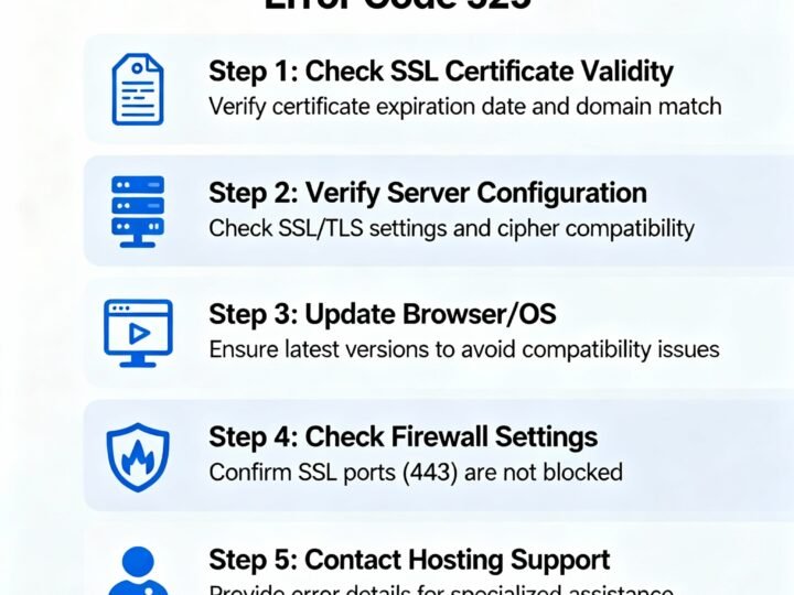 How to Fix the SSL Handshake Failed Error Code 525: A Complete Guide
