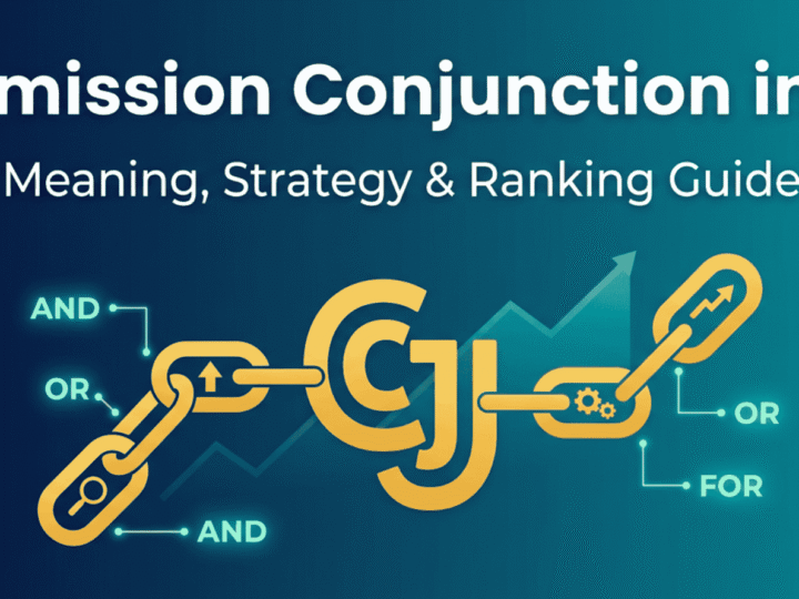 Commission Conjunction in SEO: Meaning, Strategy and Ranking Guide