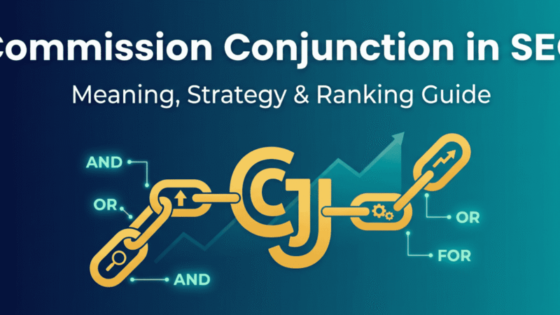 Commission Conjunction in SEO: Meaning, Strategy and Ranking Guide